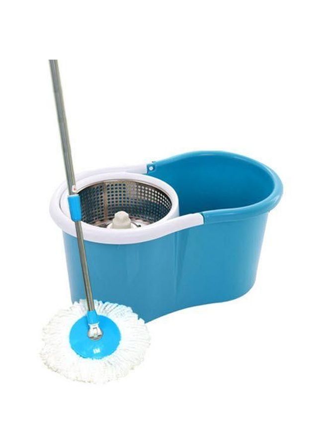 360 Rotating Spin Mop With Bucket Blue/White  - Image 2