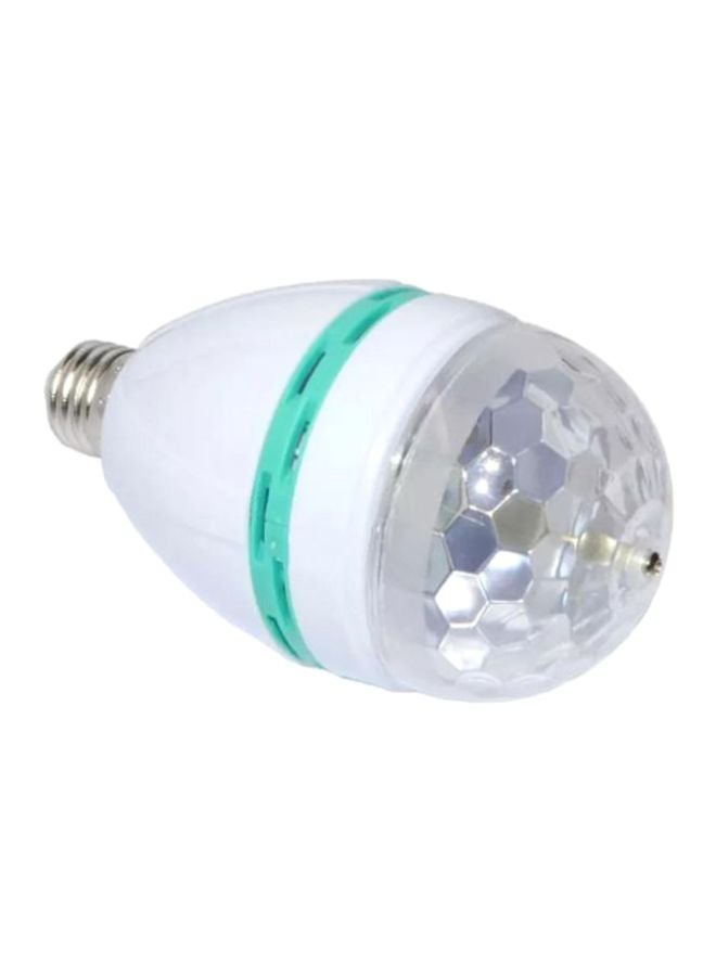 مصباح LED صغير دوار أبيض/ شفاف  - Image 1
