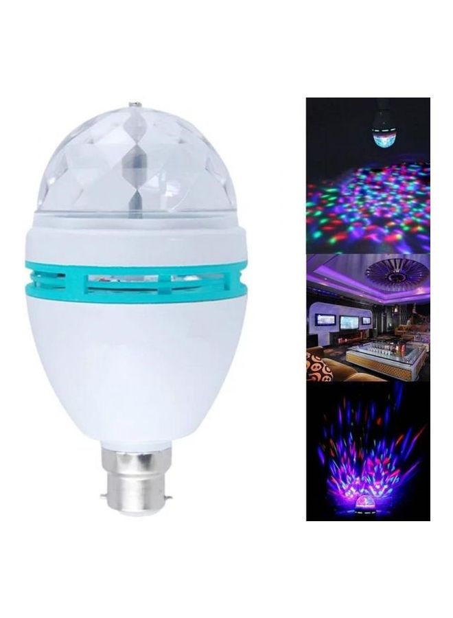 مصباح LED صغير دوار أبيض/ شفاف  - Image 2