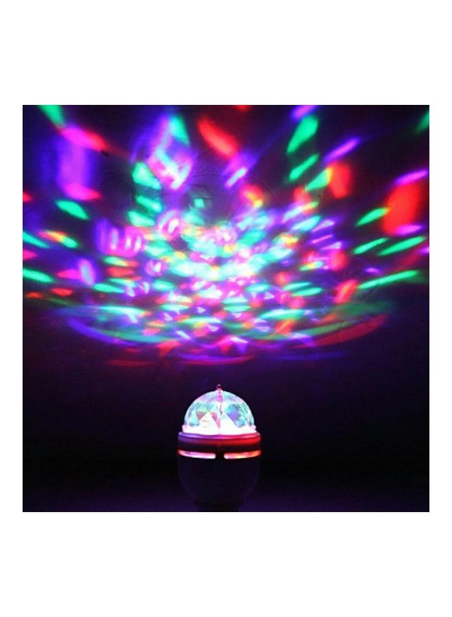 مصباح LED صغير دوار أبيض/ شفاف  - Image 3