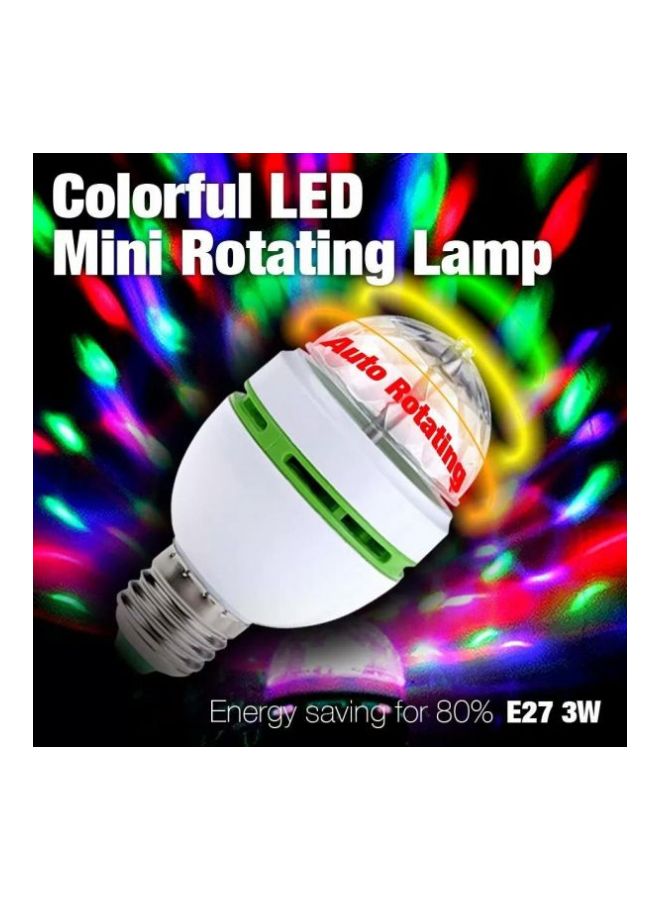 مصباح LED صغير دوار أبيض/ شفاف  - Image 4