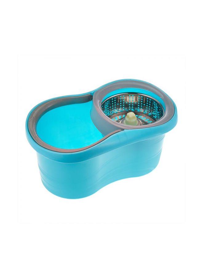 Rotating Spin Mop With Bucket Blue/White/Silver - Image 2