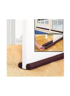 Generic 4-Piece Double Door Draft Stopper Brown 80cm  - Image 4