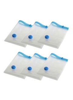 Generic Pack Of 8 Vacuum Compressed Storage Bags Clear 