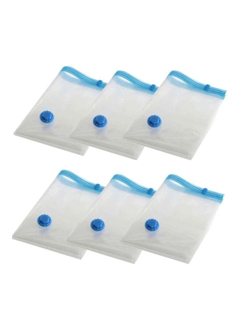 Pack Of 8 Vacuum Compressed Storage Bags Clear