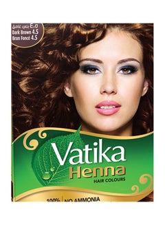 Dark Brown Henna Hair Color 100% Grey Coverage No Ammonia 4.5 Dark Brown 60grams - v1578638531/N33648038A_2