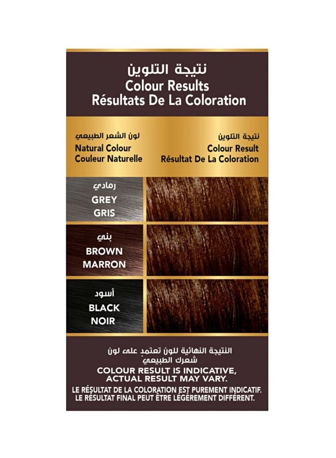 VATIKA Dark Brown Henna Hair Color 100% Grey Coverage No Ammonia 4.5 Dark Brown 60grams  - Image 3