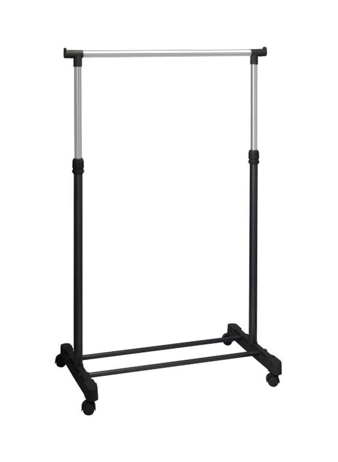 Vogue Telescopic Clothes Rack Silver/Black 75x80x45cm  - Image 1