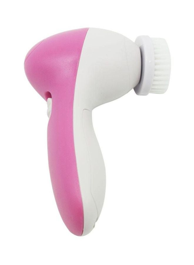 5-In-1 Multi-Function Portable Facial Electric Massager Pink/White - Image 1
