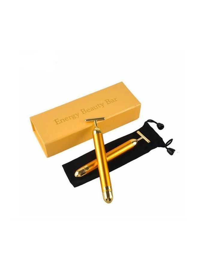 عصا تدليك لشد الوجه ذهبي - Image 2