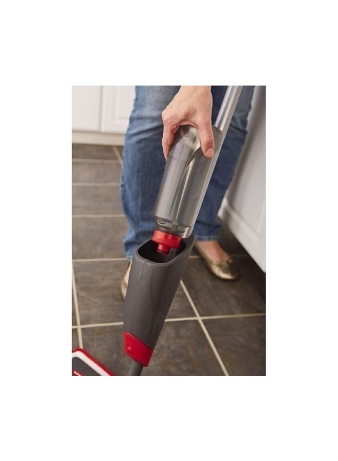 Spray Mop With 3 Spare Parts Grey/Red/Silver - Image 3