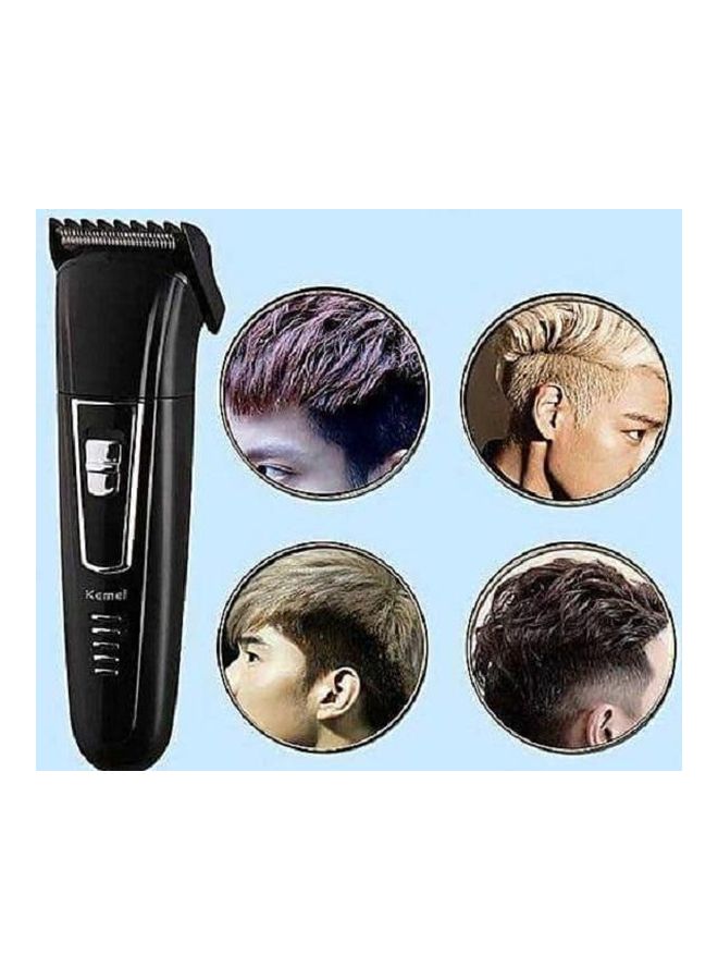 Kemei KM-6558 3-In-1 Electric Hair Clipper Black/Silver/White - Image 3