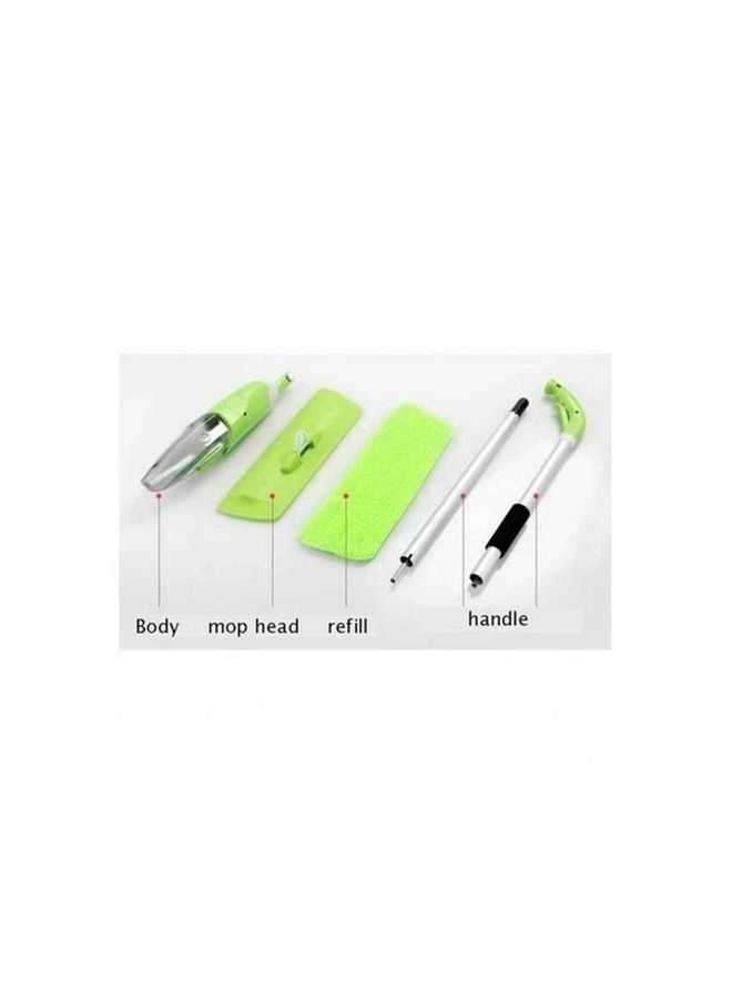 Microfibre Cleaning Spray Mop Green/Silver/Black - Image 4