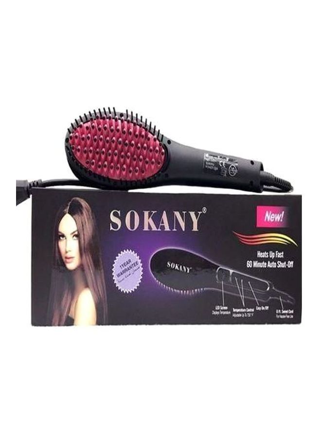 سوكاني فرشاة  فرد الشعر الكهربائية أسود/وردي - Image 2