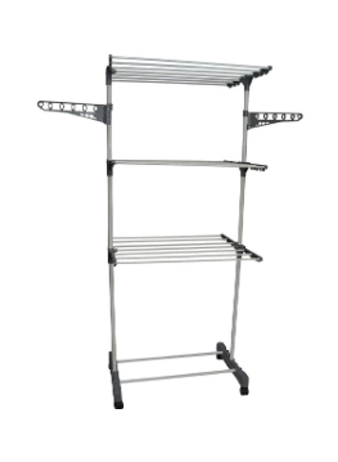 Stainless Steel Cloth Drying Rack Silver/Grey  - Image 1