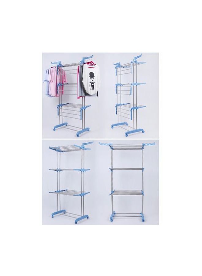 Stainless Steel Cloth Drying Rack Silver/Grey  - Image 4