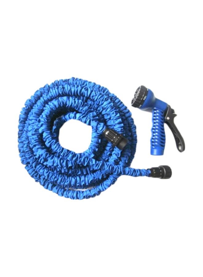 Expanding Hose With Sprayer Nozzle Blue/Black 100feet