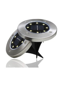 Generic 4-Piece Waterproof LED Garden Landscape Light Silver/Black  - Image 2
