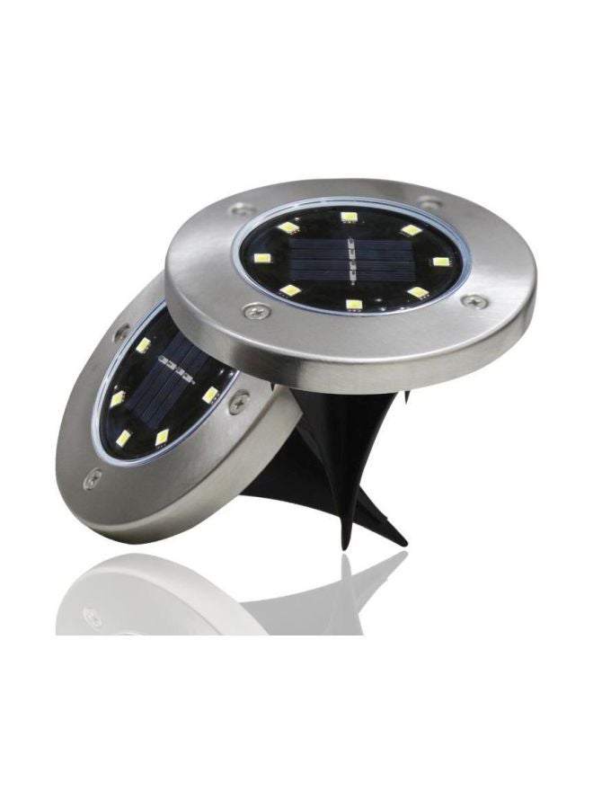 Generic 4-Piece Waterproof LED Garden Landscape Light Silver/Black  - Image 2
