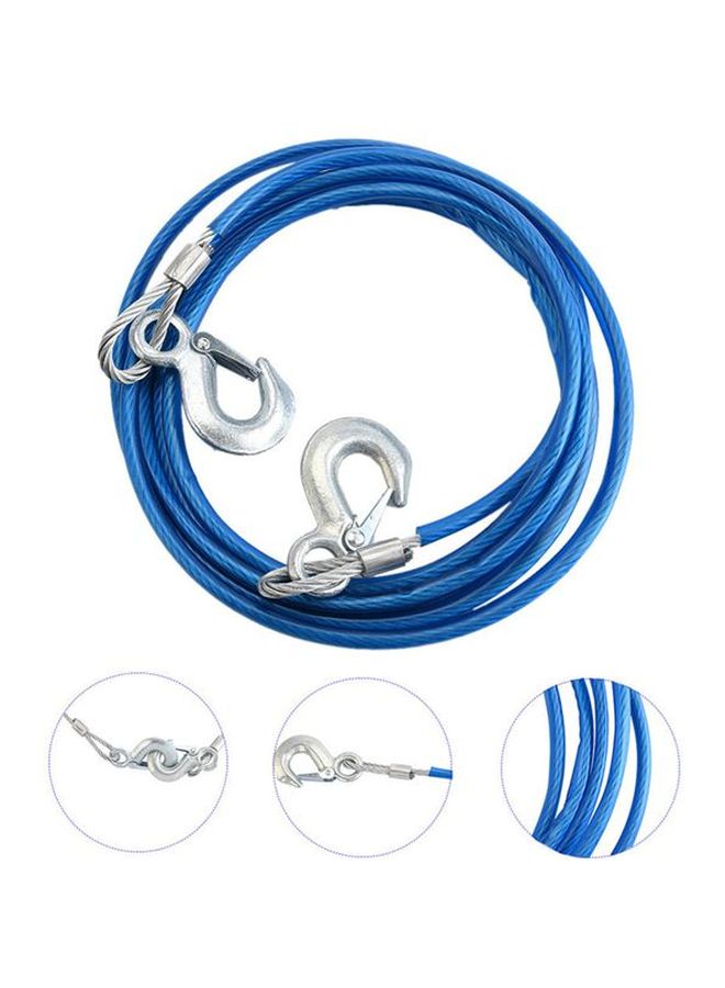 Generic Heavy-Duty Car Wire Tow Rope - Image 3