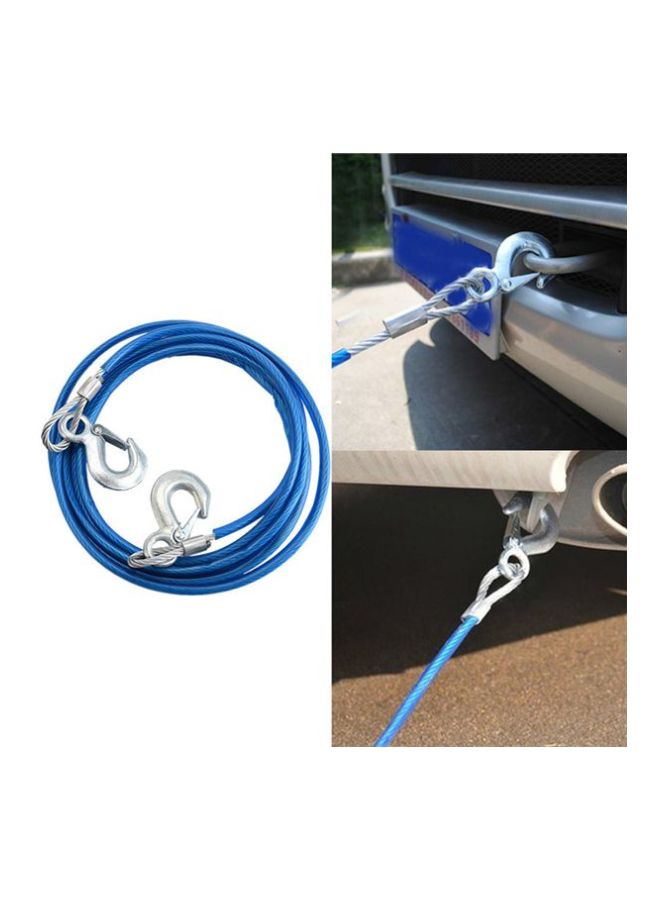 Generic Heavy-Duty Car Wire Tow Rope - Image 4