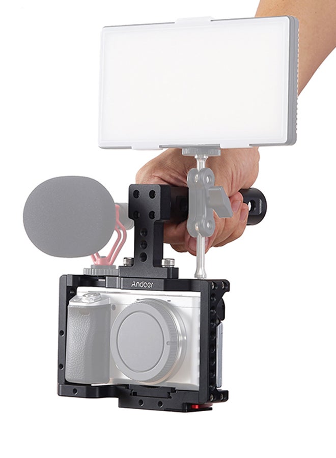 ANDOER Camera Cage With Top Handle Kit Black  - Image 5