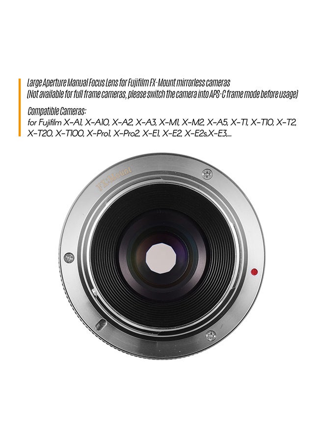 ANDOER 35mm F1.6 Manual Focus Lens 5.5x3.8cm Black  - Image 4
