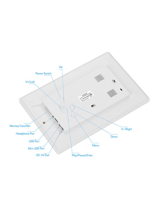 ANDOER Digital Photo Frame HD IPS Screen White  - Image 4