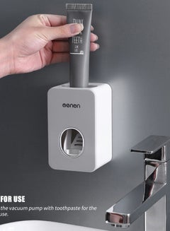 MENGNI Automatic Toothpaste Dispenser Grey 11.50x6.50x7.50cm  - Image 2