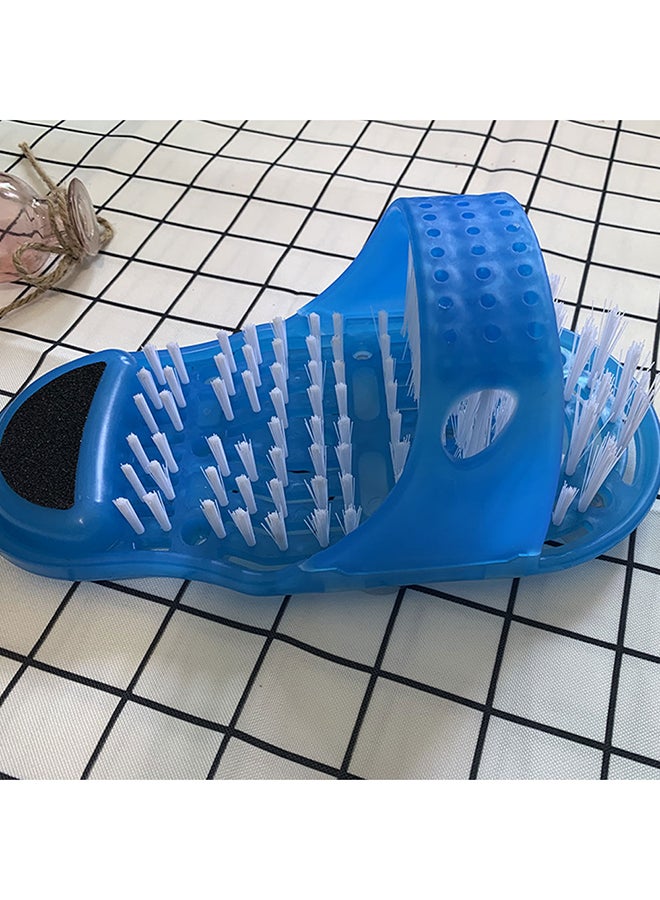 Plastic Foot Cleaner Bath Shoe Blue 28x12x14cm - Image 5