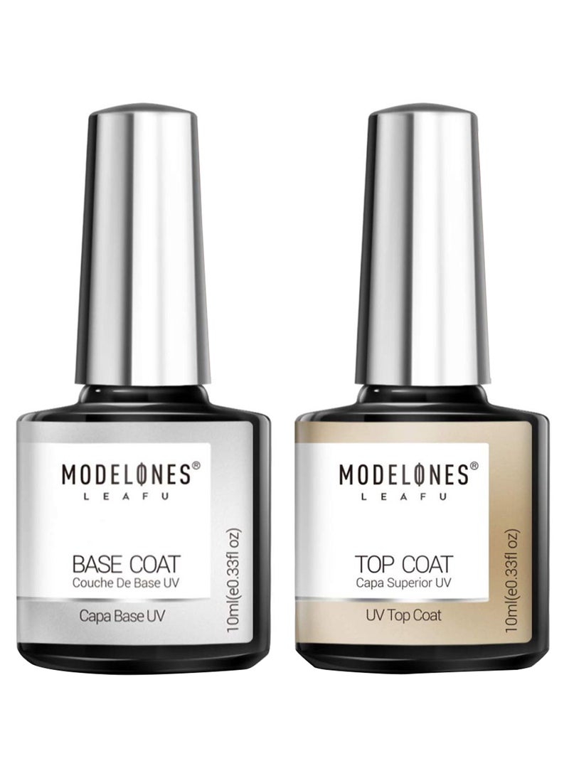 modelones No Wipe Top And Base Coat Set Clear - Image 1