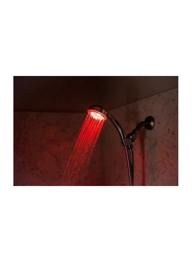 رأس دش بمصباح LED فضي - Image 4