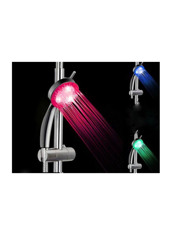 رأس دش بمصباح LED فضي/أبيض - Image 2