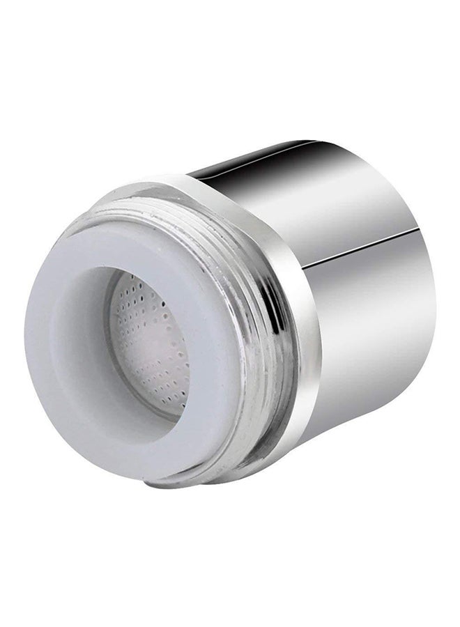 360-Degree Swivel Faucet Sprayer Head Silver - Image 2