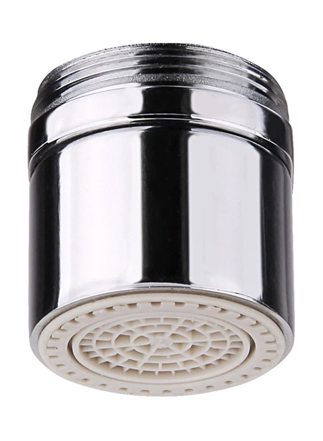 360-Degree Swivel Faucet Sprayer Head Silver - Image 1