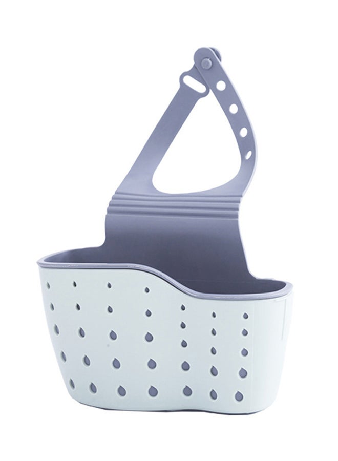 MENGNI Plastic Sink Organizer Blue 8.26x5.9x3.34inch  - Image 1