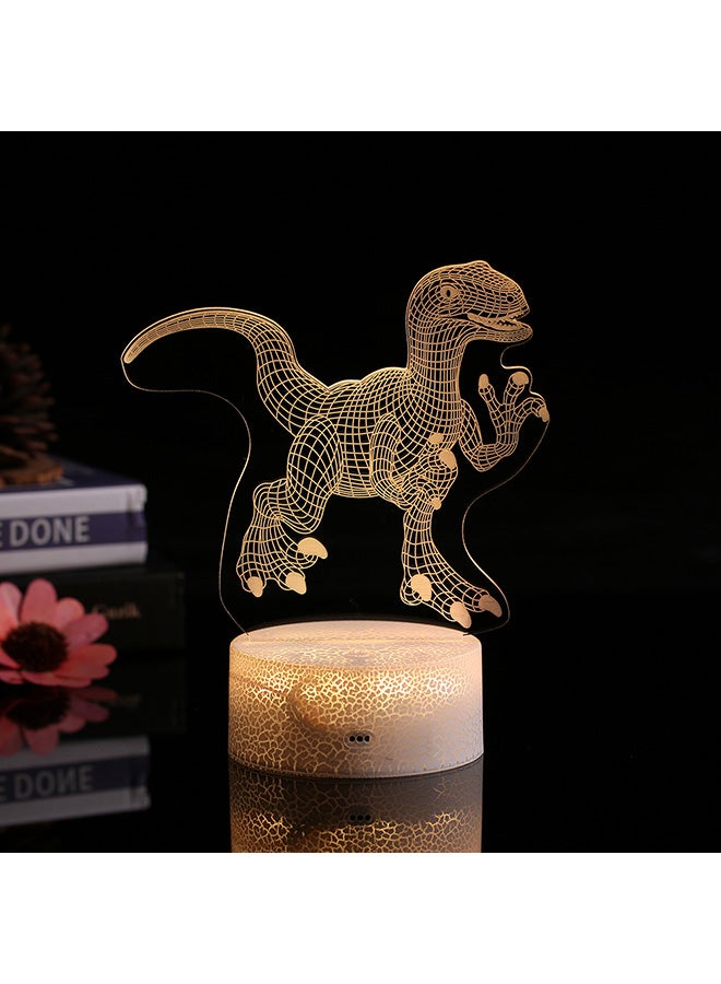 Generic - 3D Dinosaur Led Night Light Illusion Lamp - Image 1