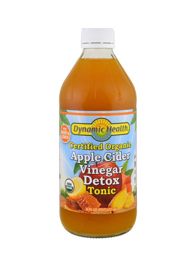Dynamic Health - Organic Apple Cider Vinegar Detox Tonic 473 Ml - Image 1