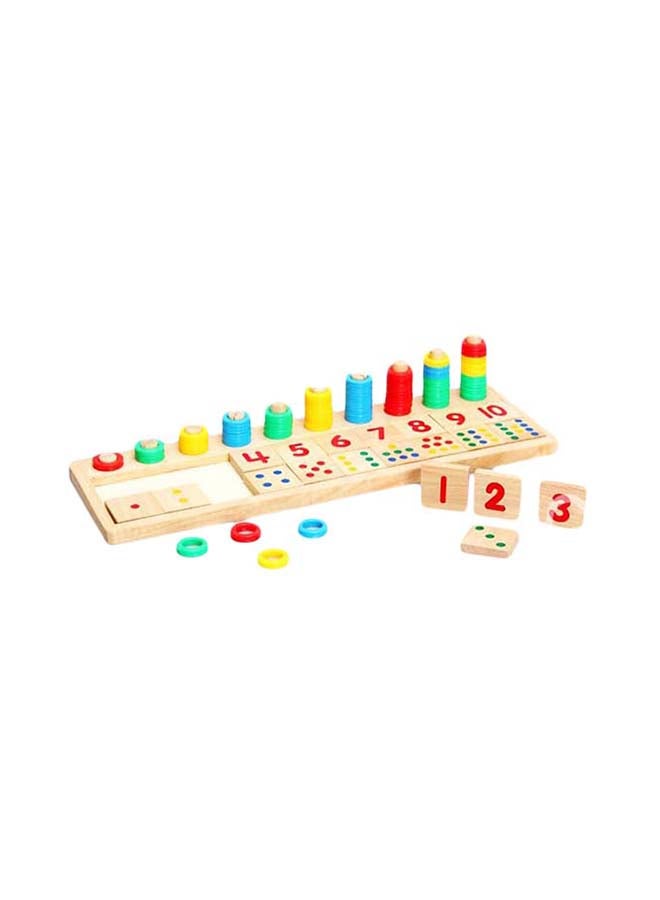Beauenty Wooden Counting Practicing Learning Toys 14.4x42x4.3cm  - Image 1