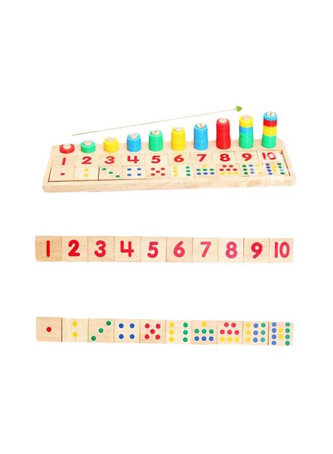 Beauenty Wooden Counting Practicing Learning Toys 14.4x42x4.3cm  - Image 2