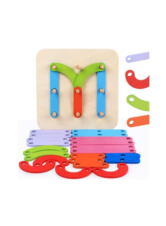 بيوينتي لعبة مطابقة تعليمية بسيطة بألوان الحلوى 17.4x3.2x17.4سم - Image 2