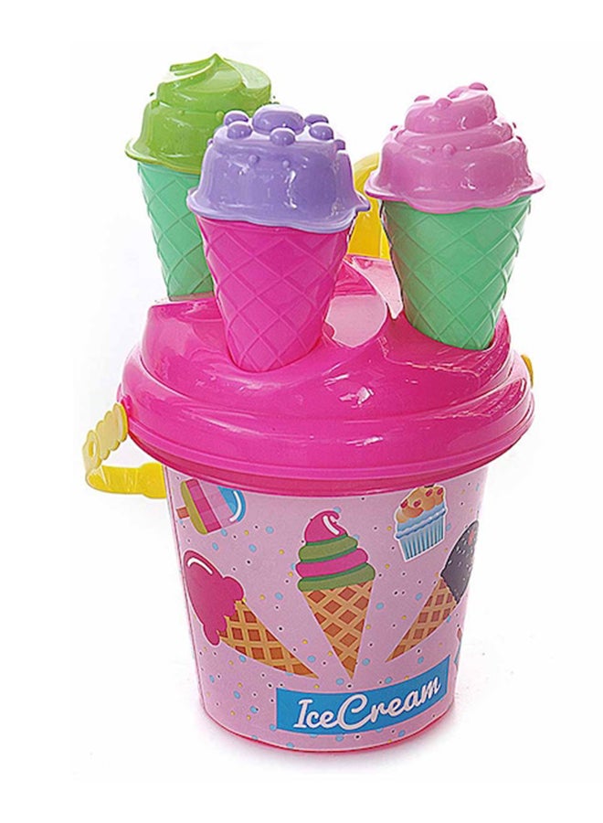 بيوينتي مجموعة ألعاب للشاطئ تشتمل على دلو، مكونة من 9 قطع - Image 1