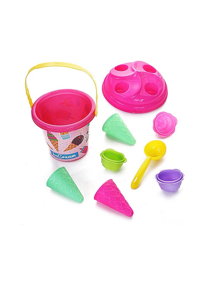 بيوينتي مجموعة ألعاب للشاطئ تشتمل على دلو، مكونة من 9 قطع - Image 2