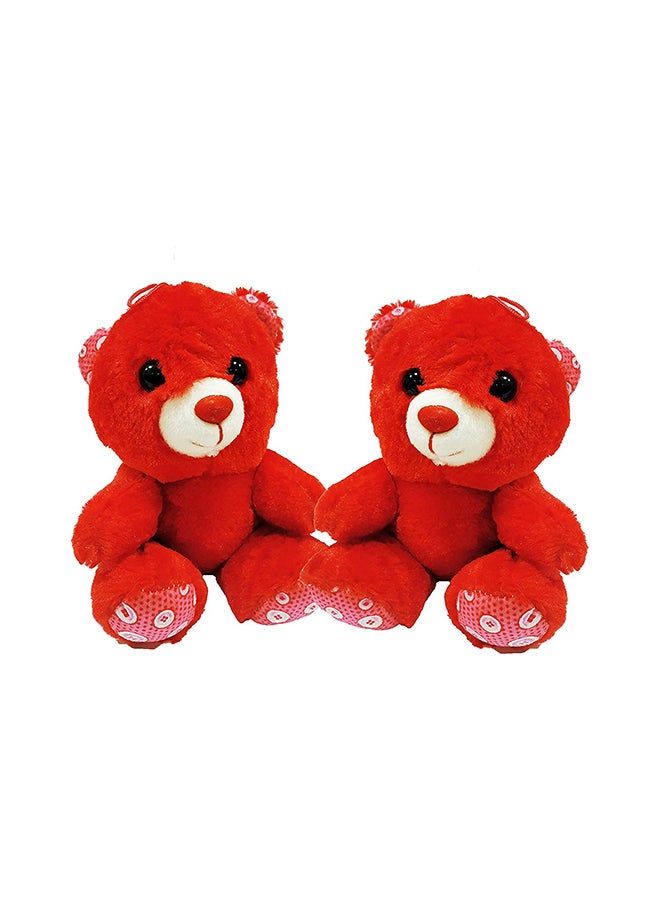 2-Piece Cute Teddy Bear Set 25x25x13cm - Image 1