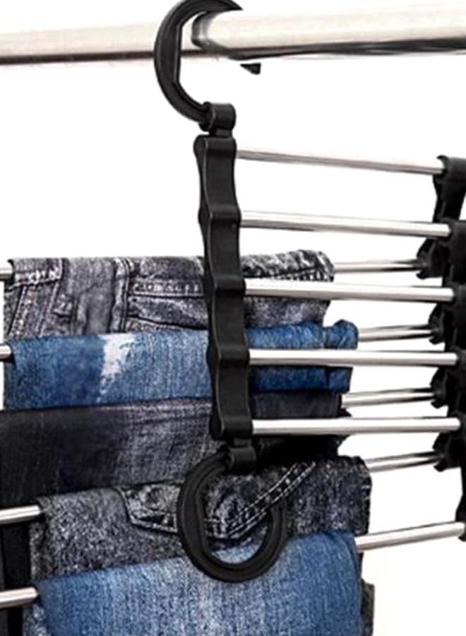 Multifunction Trousers Pants Hanger Silver/Black  - Image 2