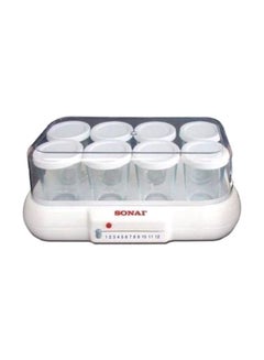Sonai Pack Of 8 Yogurt Maker Cup Mar-1008 White 