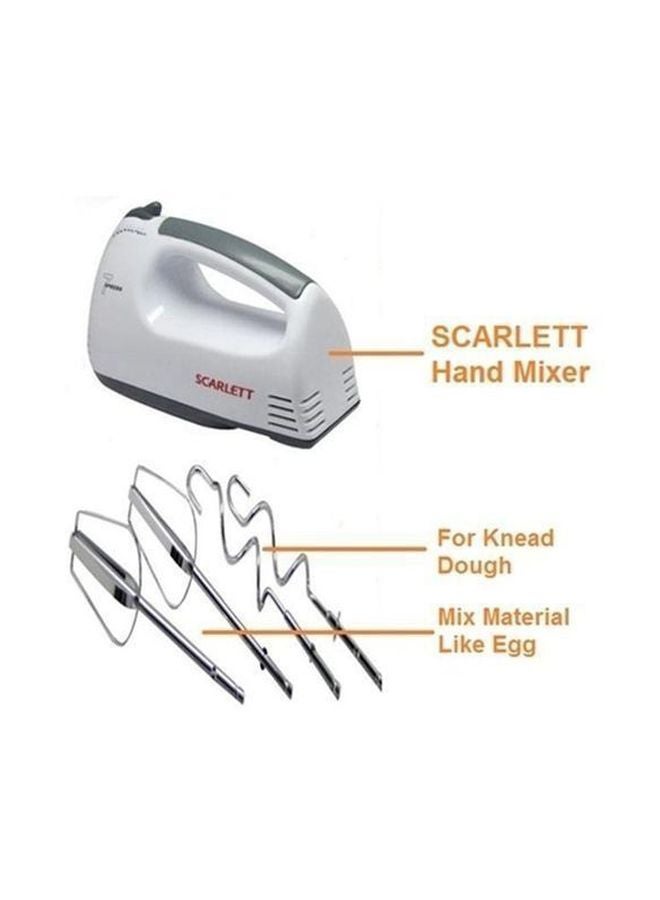 Plastic Super Hand Mixer 180.0 W HE-133 White/Grey - v1578651360/N33658927A_3