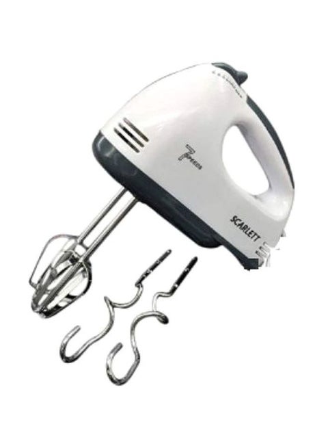 Portable Handmixer 180W 180.0 W HE-133 White/Grey/Silver
