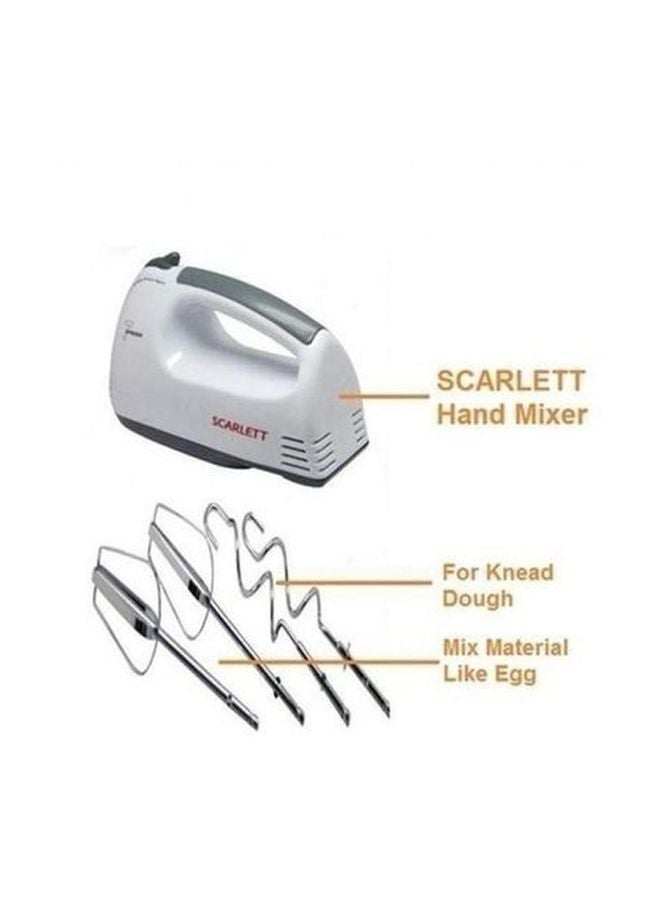 Portable Handmixer 180W 180.0 W HE-133 White/Grey/Silver - v1578651363/N33658931A_3