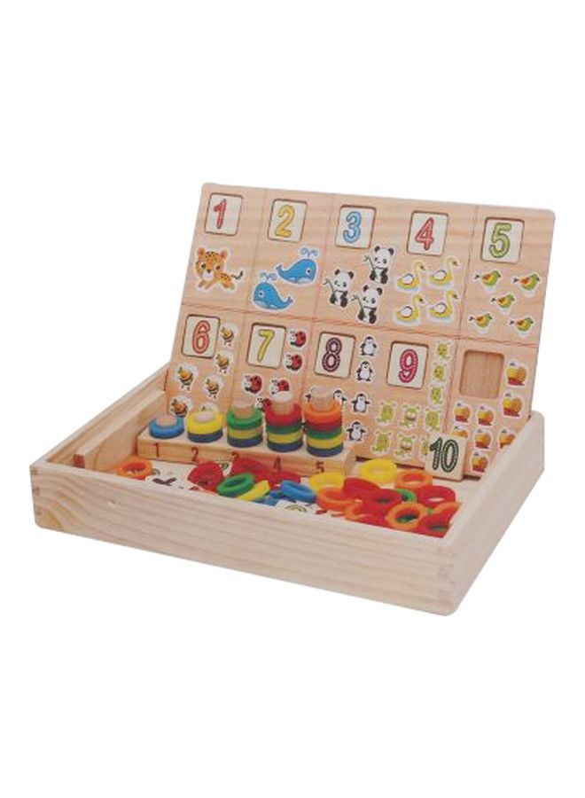 Wooden Number Crunching Game 